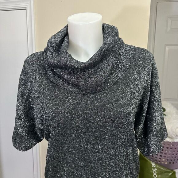 J. Crew Orange Embroidered Flared‎ 3/4 Sleeve Tunic Blouse size Medium - Picture 6 of 9